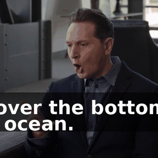 all over the bottom of the ocean.