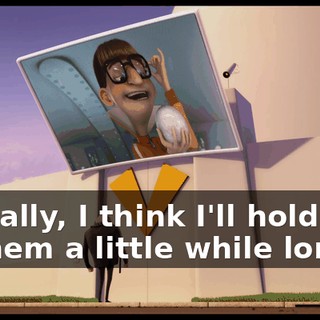 Actually, I think I'll hold on to them a little while longer.