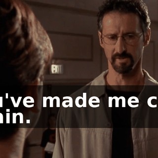 You've made me care again.