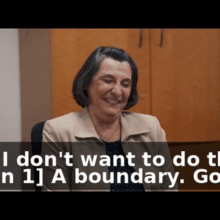 -Or "I don't want to do that." -[man 1] A boundary. Good.