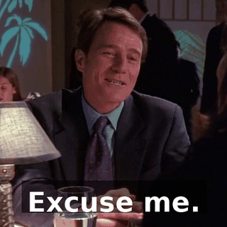 Excuse me.