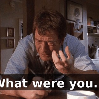 What were you...