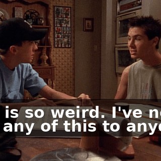 This is so weird. I've never told any of this to anyone.
