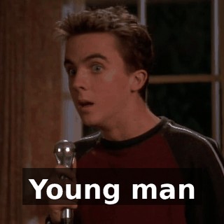 ♪ Young man ♪