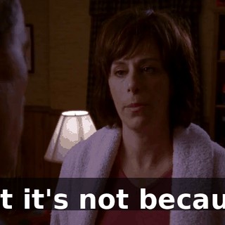 but it's not because