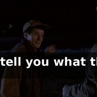 I'll tell you what that is.