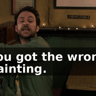 You got the wrong painting.