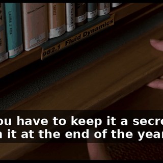 But you have to keep it a secret and return it at the end of the year.
