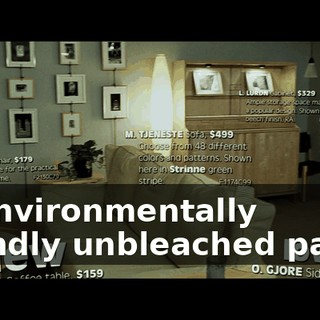 of environmentally friendly unbleached paper.