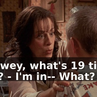 - Dewey, what's 19 times five? - I'm in-- What?