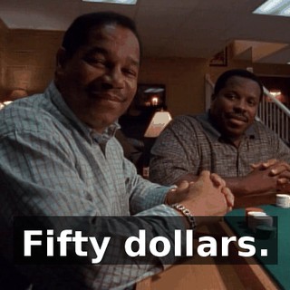 Fifty dollars.