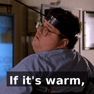 If it's warm,