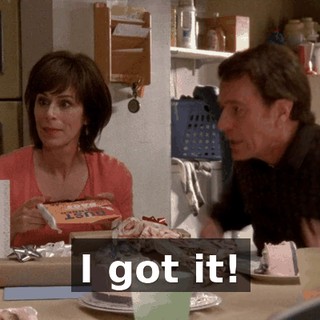I got it!