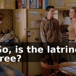 So, is the latrine free?
