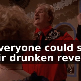 If everyone could stop their drunken reveling