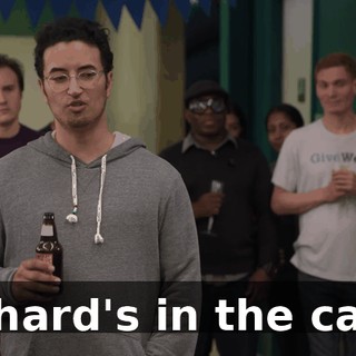 Richard's in the cake!