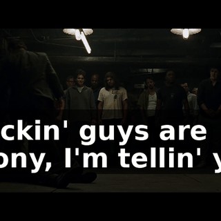 Fuckin' guys are loony, I'm tellin' ya.