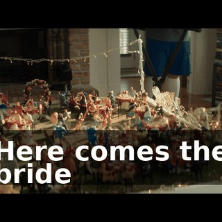 ♪ Here comes the bride ♪