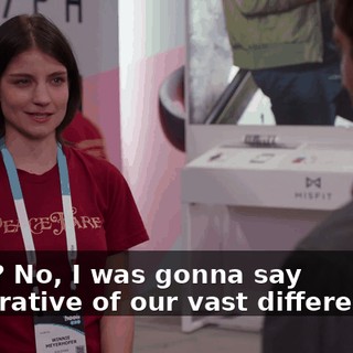 Petty? No, I was gonna say "illustrative of our vast differences."