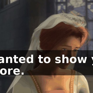 I wanted to show you before.