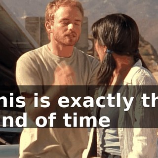 This is exactly the kind of time