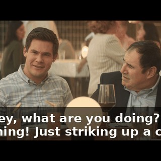- Honey, what are you doing? - Nothing! Just striking up a convo.