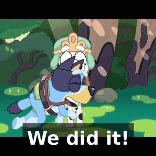 We did it!