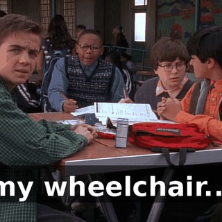 my wheelchair...