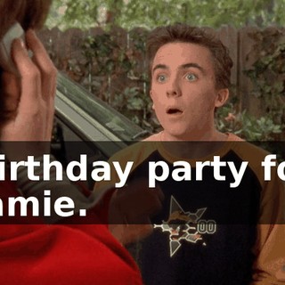 Birthday party for Jamie.