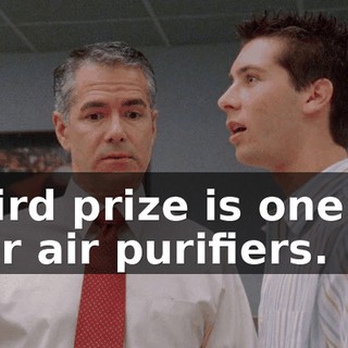 third prize is one of our air purifiers.