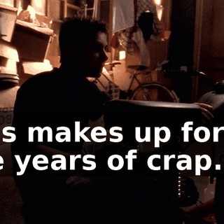 This makes up for all the years of crap.