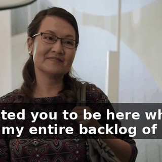 I wanted you to be here when I push my entire backlog of code.