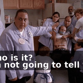 - Who is it? - I'm not going to tell you.