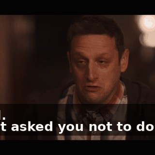 -Cool. -I just asked you not to do this.