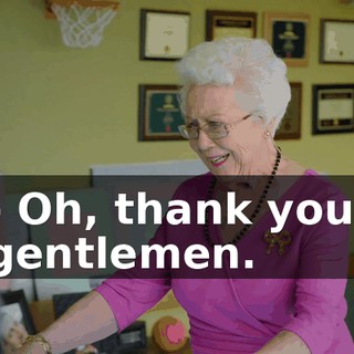 - Oh, thank you, gentlemen.