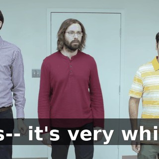 It's-- it's very white.