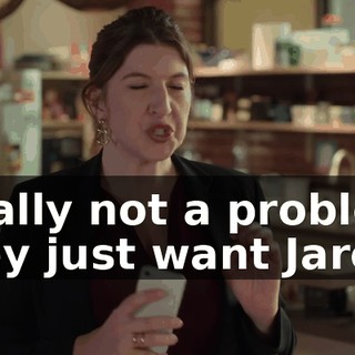 Totally not a problem. They just want Jared.