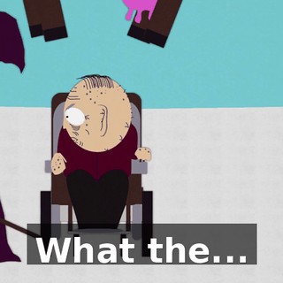 What the...