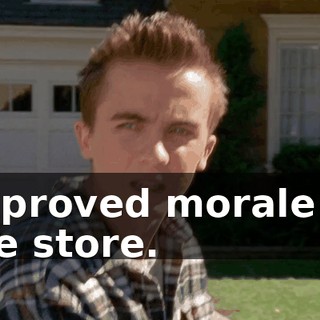 improved morale at the store.