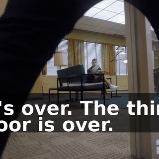 It's over. The third floor is over.