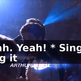 Yeah. Yeah! * Sing it, sing it