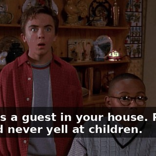 He was a guest in your house. People should never yell at children.