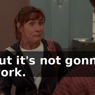 but it's not gonna work.