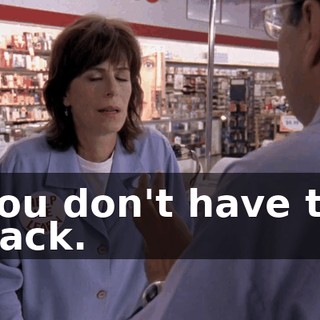 You don't have to pack.