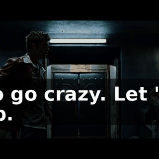 So go crazy. Let 'er rip.