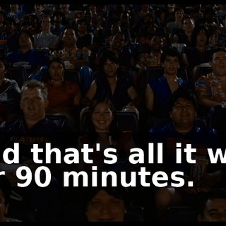And that's all it was for 90 minutes.