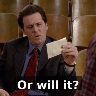 Or will it?