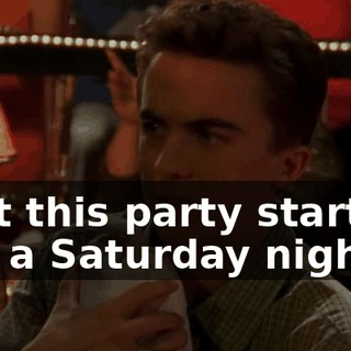 ♪ Get this party started On a Saturday night ♪