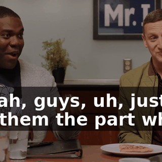 - Yeah, guys, uh, just tell them the part where