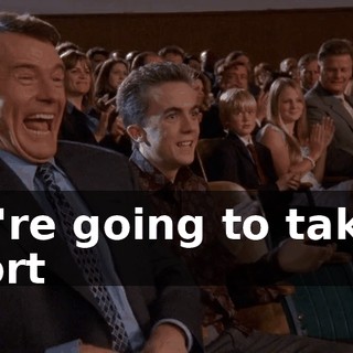 We're going to take a short